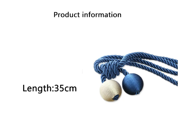 Curtain binding new style hanging ball belt simple modern creative decorative curtain buckle binding belt