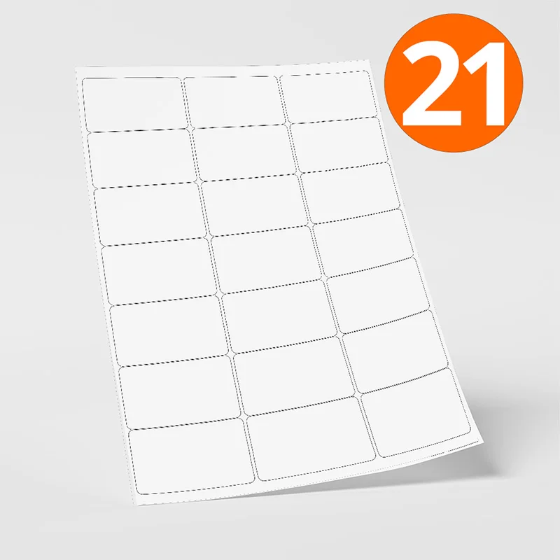 Factory price Premium Quality A4 Inkjet Laser label sticker Blank Private Labels Stickers for shipping label