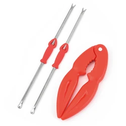 Multi-function Kitchen Gadget Seafood Clip Crab Pliers cracker crab & lobster Seafood Tools Set