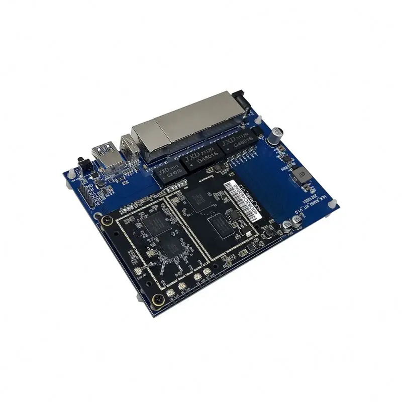 MT7621+MT7905 Openwrt Version WIFI6 GbE WiFi Wireless Router Module 802.11a/b/g/n/ac/ax 2.4G/5.8G HLK-RM60