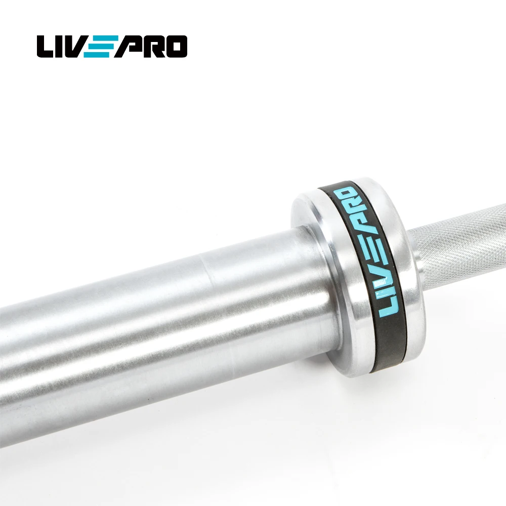 LIVEPRO Fitness Equipment Training Competition Gym Power Weightlifting 15kg Barbell Bar