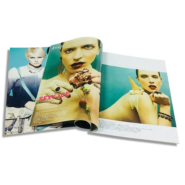 cheap saddle stitch magazine printing soft