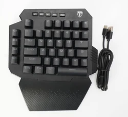 Wholesale 44 keys dual mode mechanical feel keyboard mini gamer 2.4G wireless one handed gaming keyboard