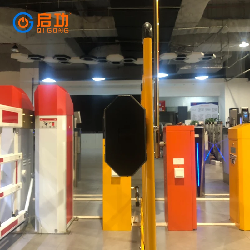 Outdoor RFID Card Reader Traffic Barrier Boom Fence License Plate Recognition Parking Lot Barrier Bar