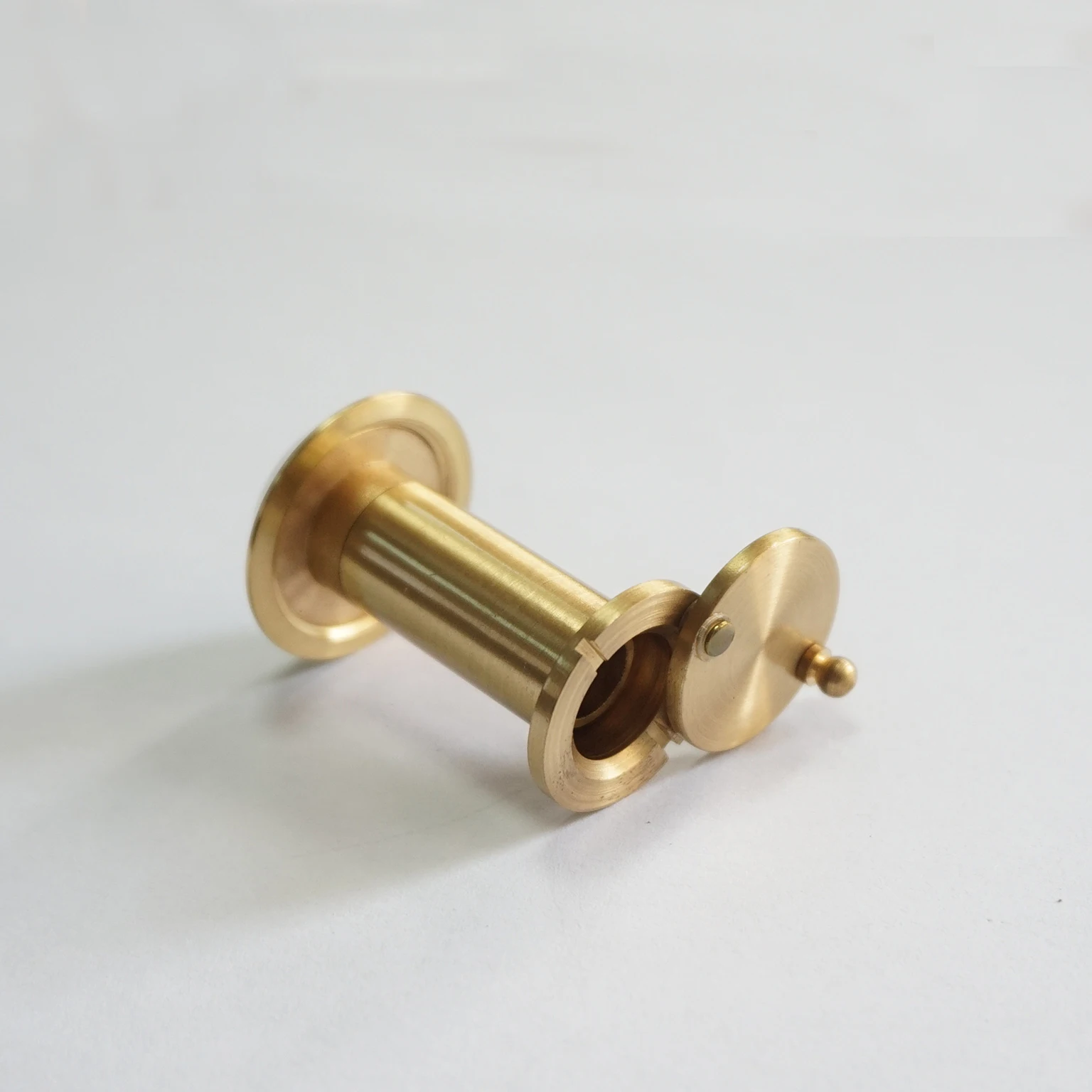 180 degree door viewer brass peep hole with glass lens