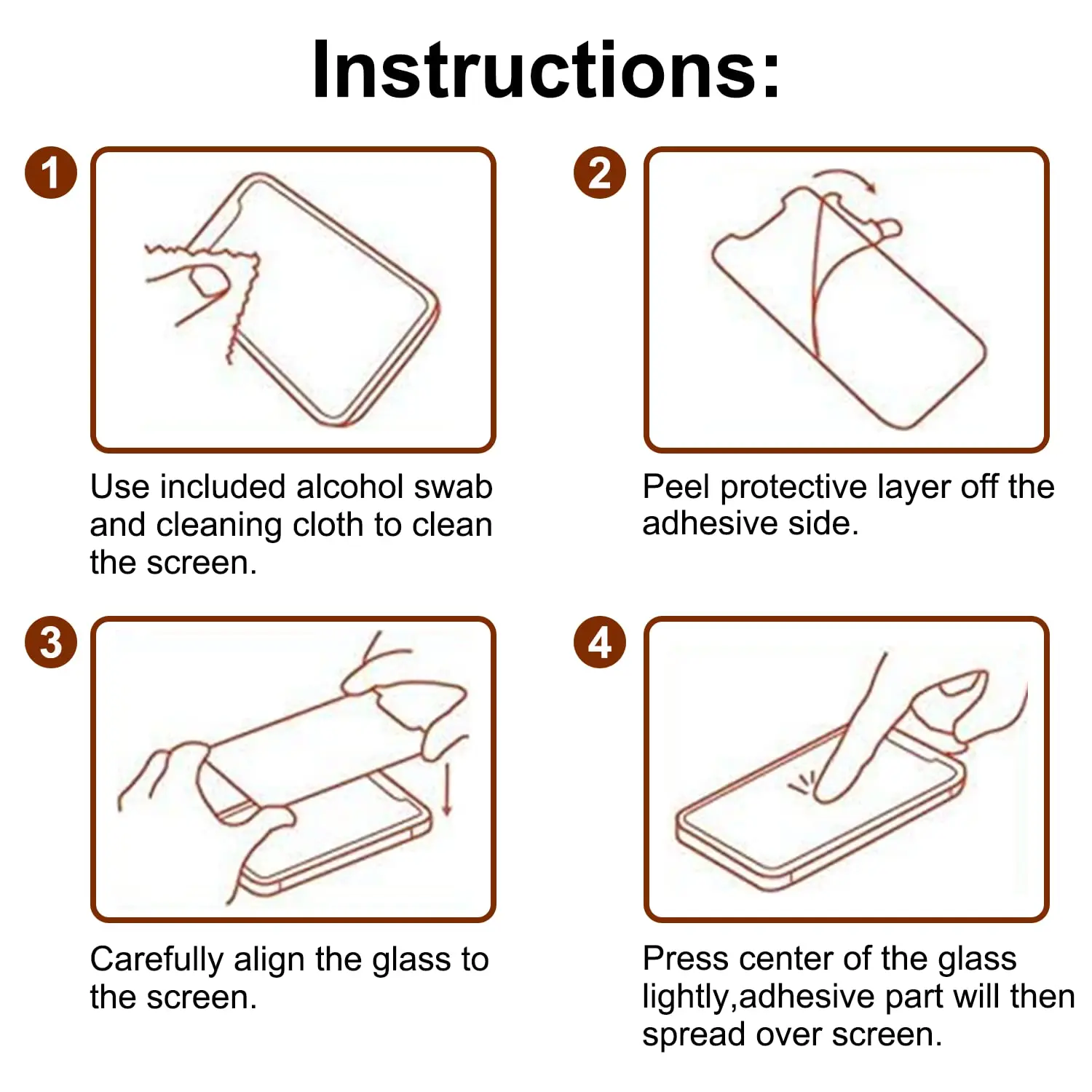 high clear mobile phone accessories tempered glass screen protector film for iPhone 13 14 15 pro max plus Protective Film