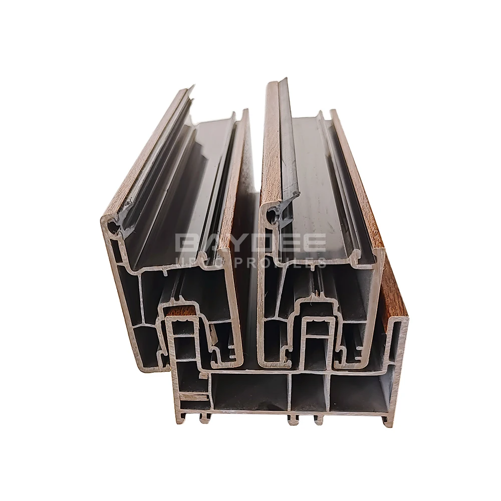 Manufactures Plastic Pvc Profile European style Profil Window uPVC Windows and Doors Plastic Profiles for Sale