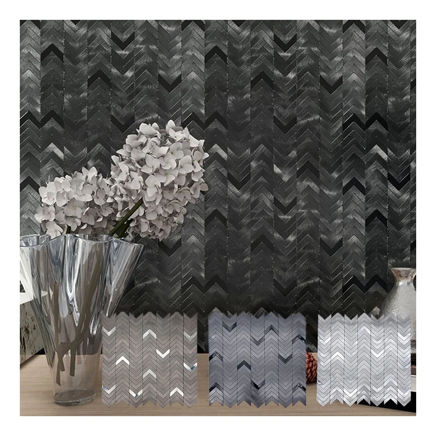 contemporary peel and stick 3d mosaic kajaria grey living room wall tiles