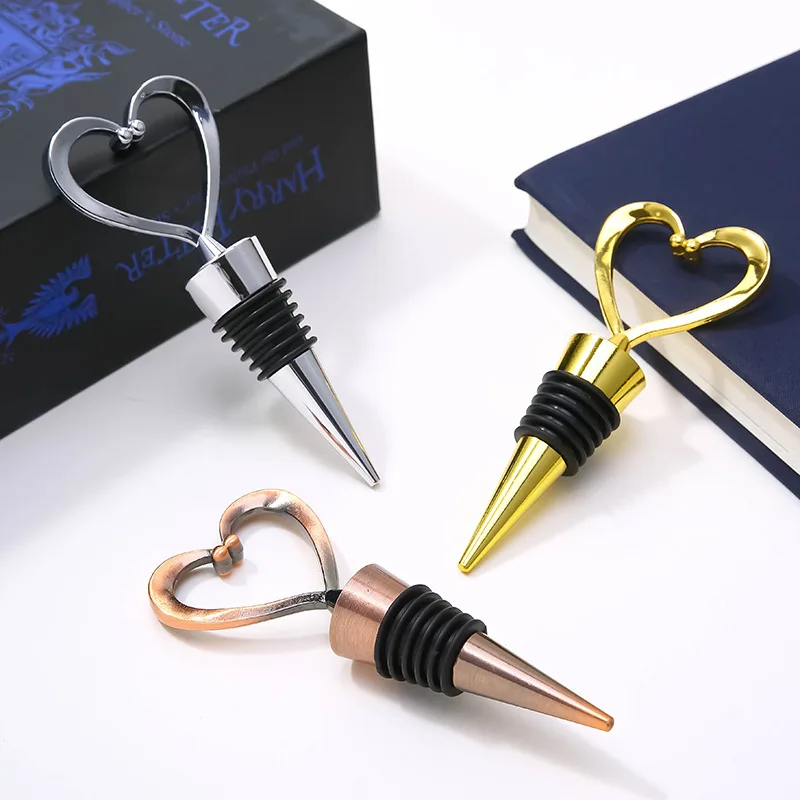 High Quality Heart Wine Stopper Heart Shape Bottle Stopper Wine Champagne Stopper