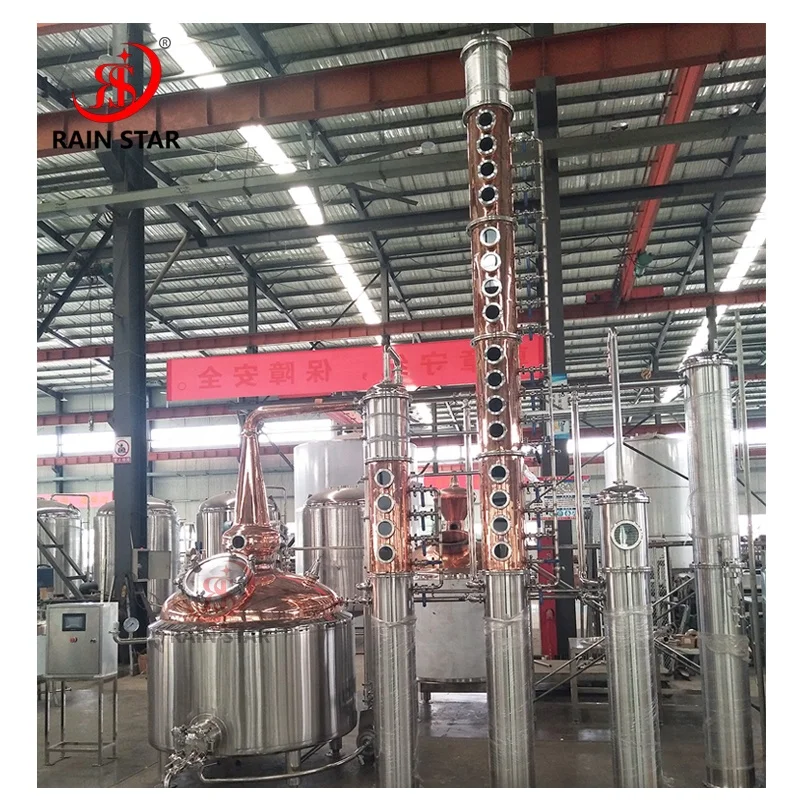 250 liter 300 liter RS Stainless Steel Distillery Machinery Still Type Distill Alcohol Copper Still Moonshine