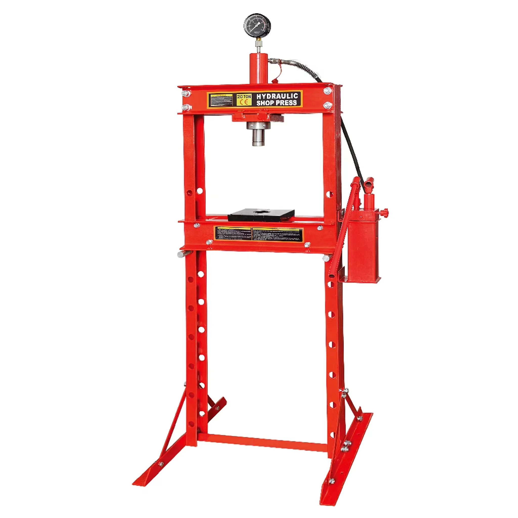 20 ton high quality adjustable hydraulic shop press with CE