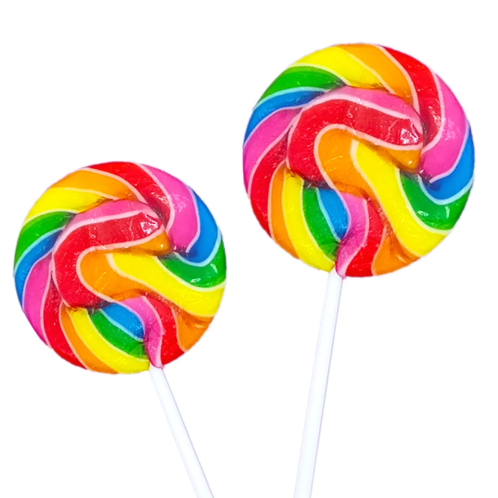 Handmade colourful many shapes & sizes high quality lollipops