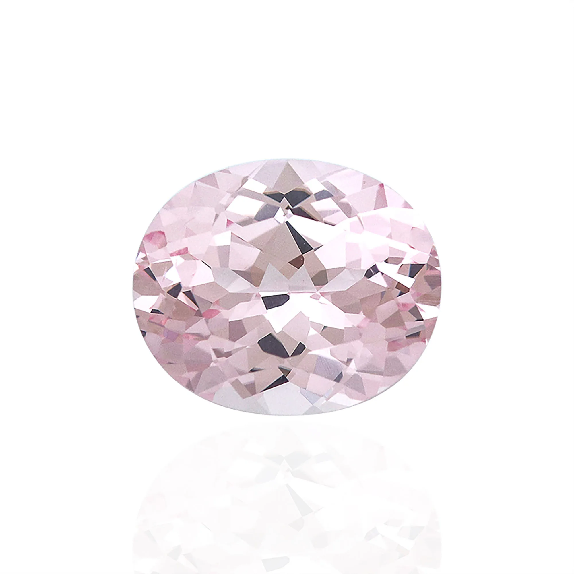 Laboratory Grown Sapphire Pink Garnet Stone 6.2 Carat Big Size Oval Cut Loose Gemstone To Buy Online
