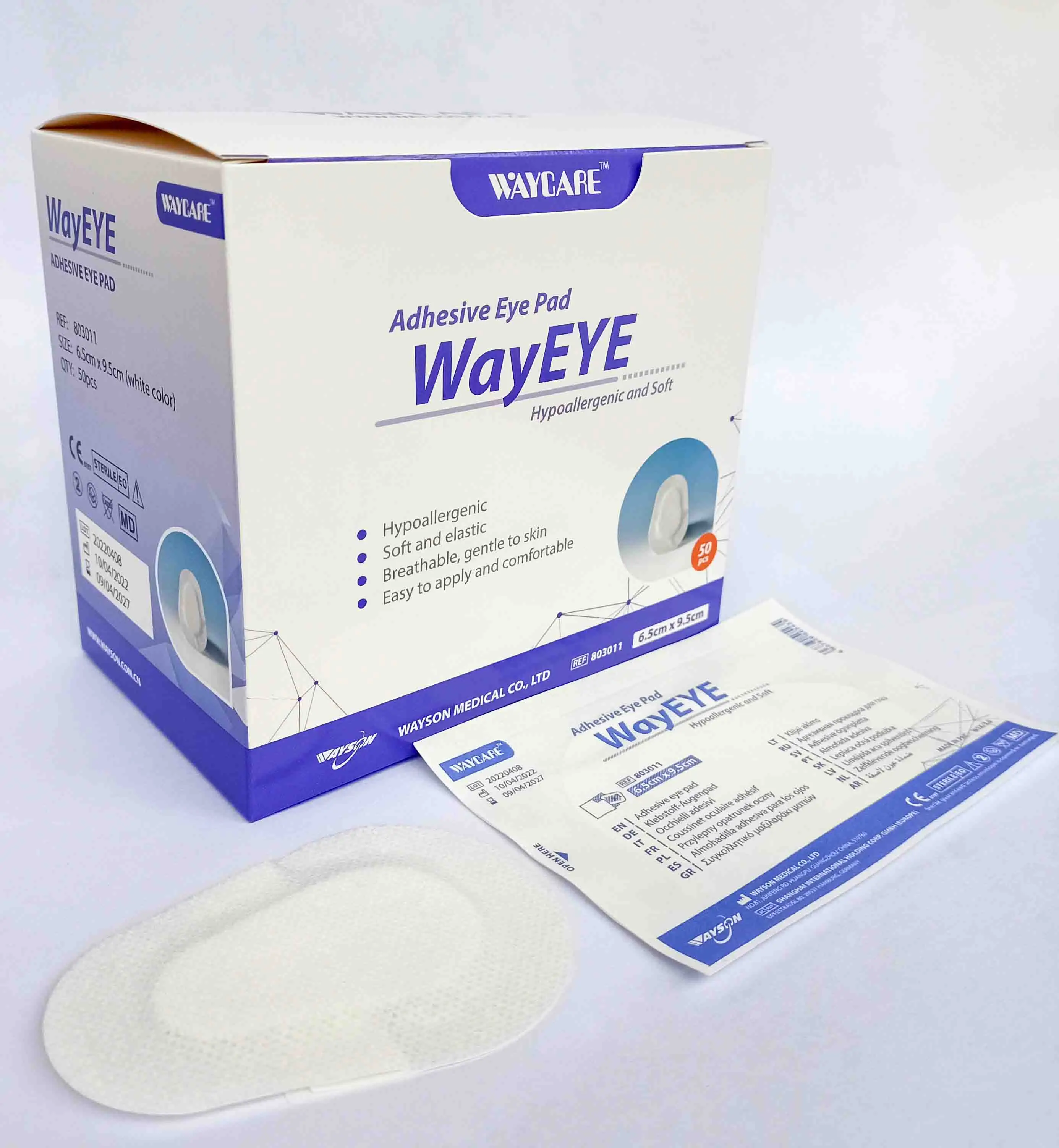 adhesive shade eye pad