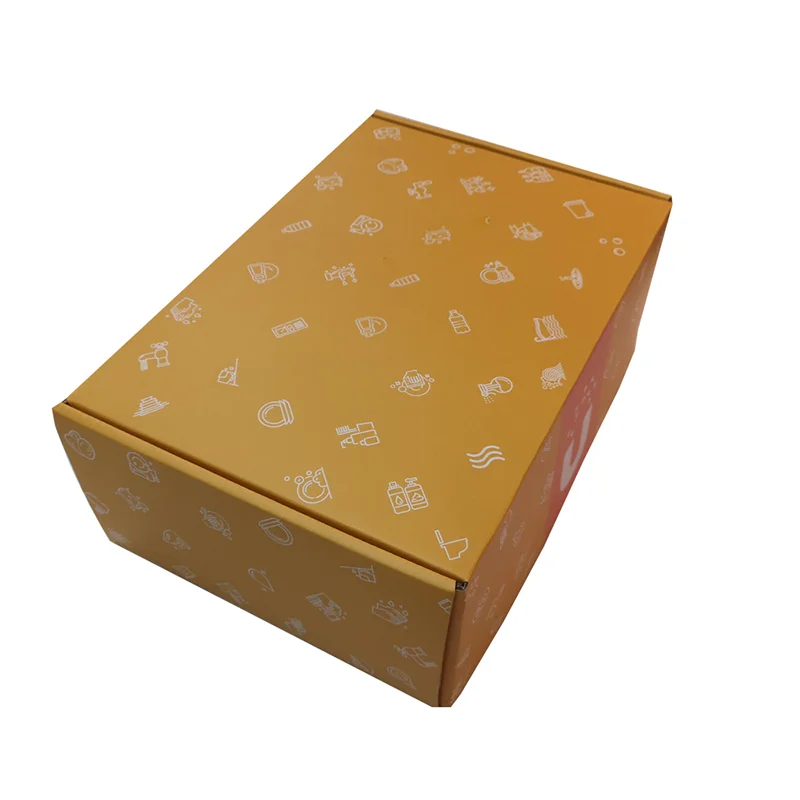 Manufacturer custom recycle corrugated cardboard paper packaging folding box for dress