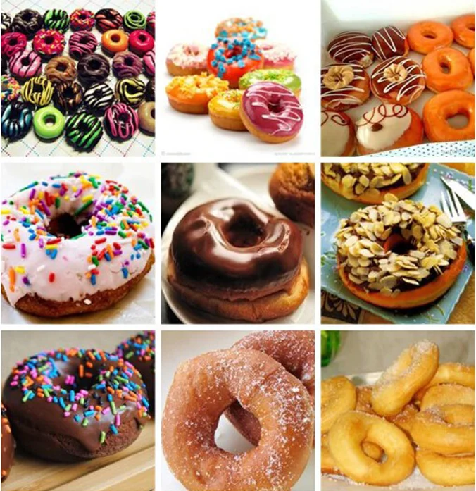 Commercial Fast Food Equipment  Full Automatic Gas Donuts Machine 2 Row Gas Donuts Maker Fryer With Import Japanese CKC Timer