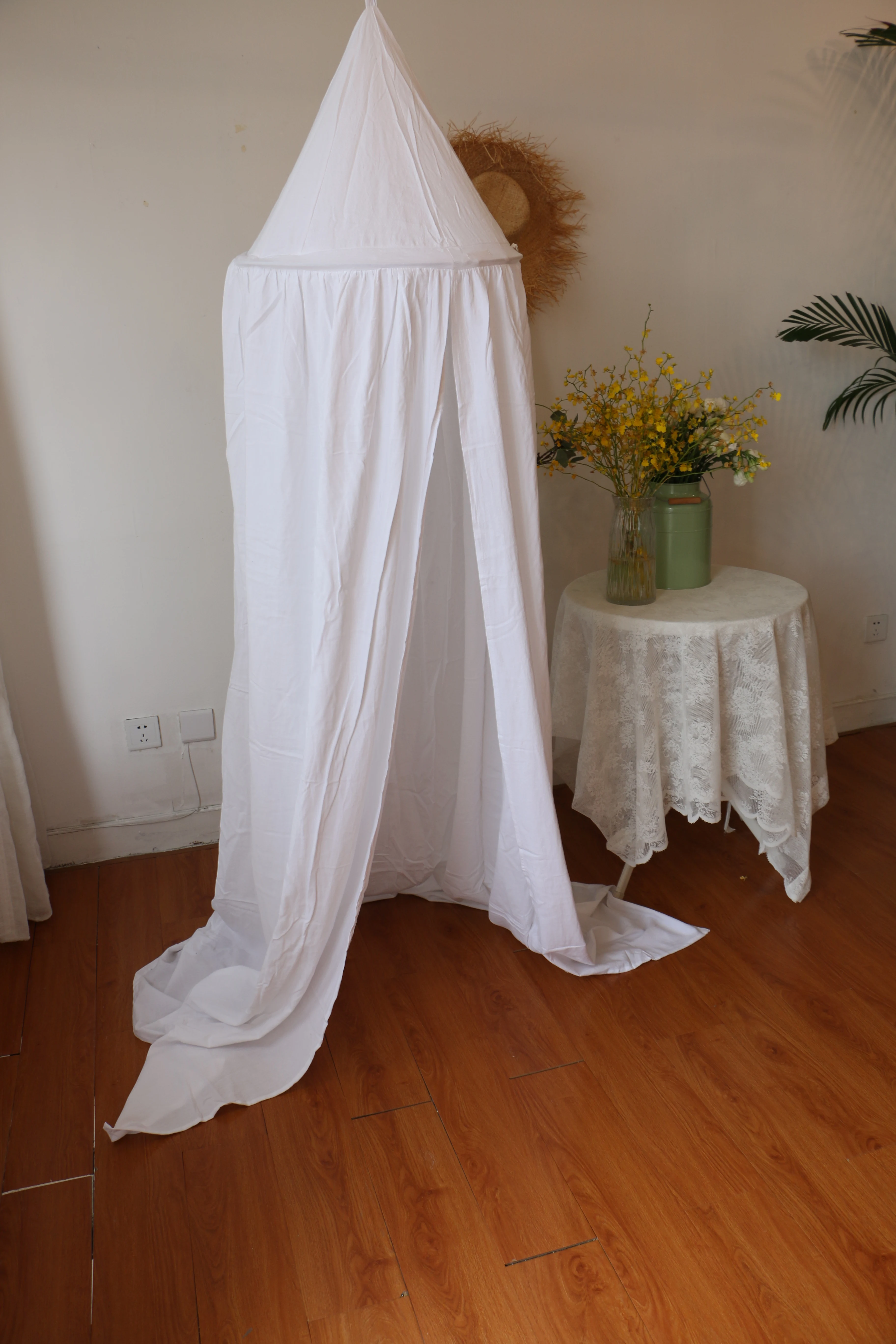 MU Bed Canopy Cotton Baby Crib Hanging Dome Mosquito Netting Tent For Children Room Decor