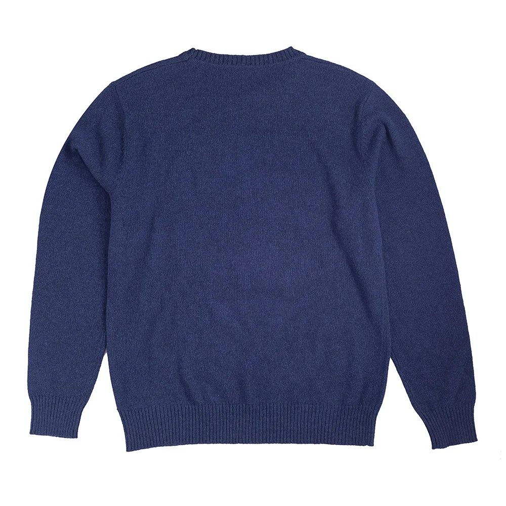 High quality Christmas sweater Men stylish wool long sleeve deer jacquard knitted sweater