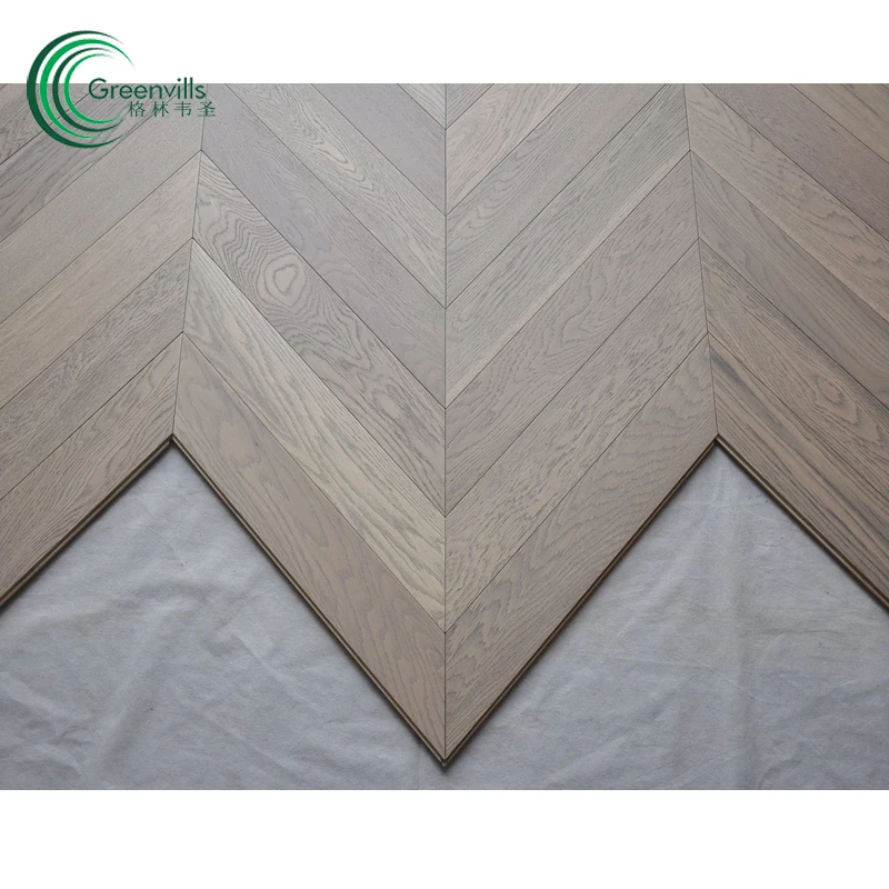 Hot!100% real European white oak hardwood engineered wood flooring cheap price chevron engineered+flooring parquet flooring