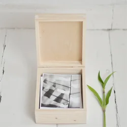 Factory Wholesale Storage Keepsake Photo Engravable Hinges Gift Handmade Small Personalized Unfinished Wooden Box