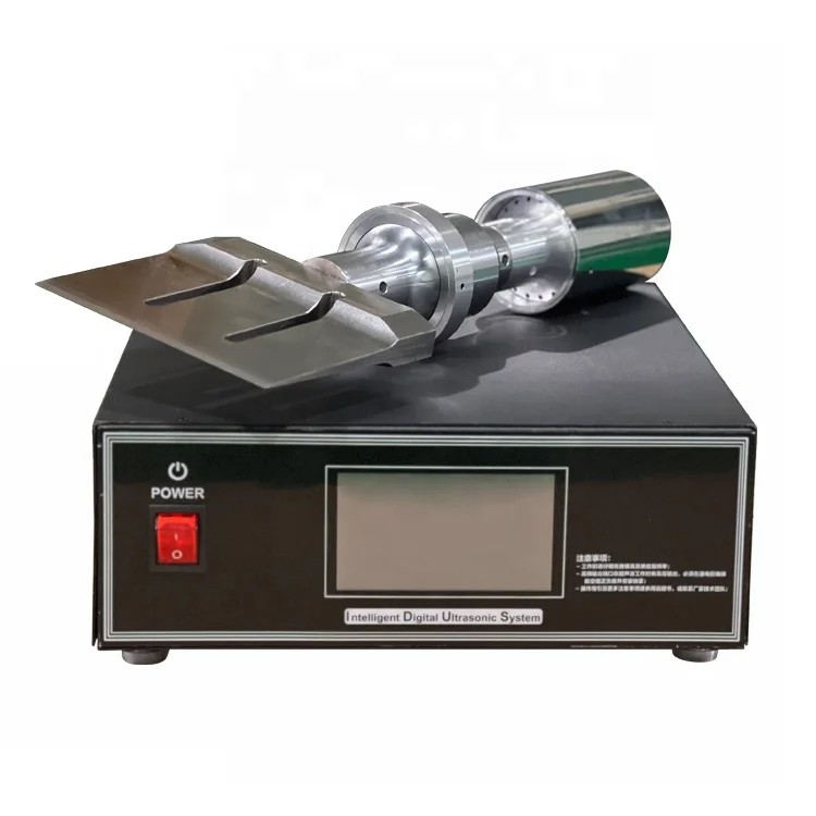 Factory Price 20KHz 305/405mm ultrasonic cutting equipment for oat grain bar Protein bar compression biscuit grain nut cutting