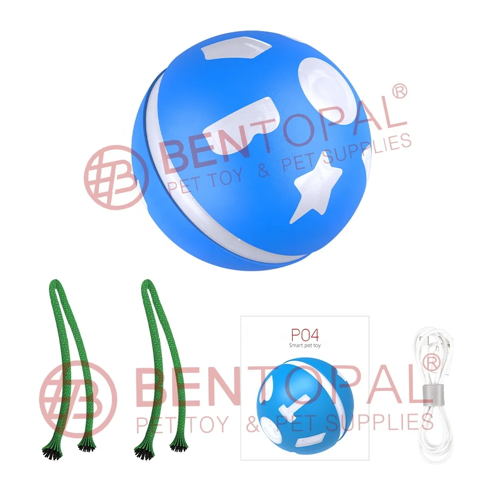 USB Electric Pet Ball LED Rolling Flash  Magic Roller Ball Toy Interactive Pet Toys for Puppy Cats Dogs