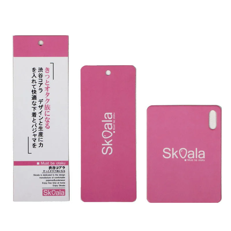 Free Design Custom Logo Hang Tags for Clothing Paper Black Offset Printing Garment Shoes Bag Suitcase Accessories Printed