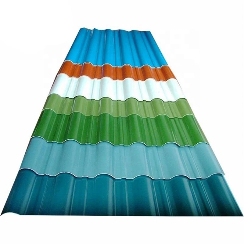 Chinese Manufacturers Direct Sale 0.3mm ASTM AISI Color Coated Galvanized Corrugated Steel Roofing Sheet for Roofing Tile