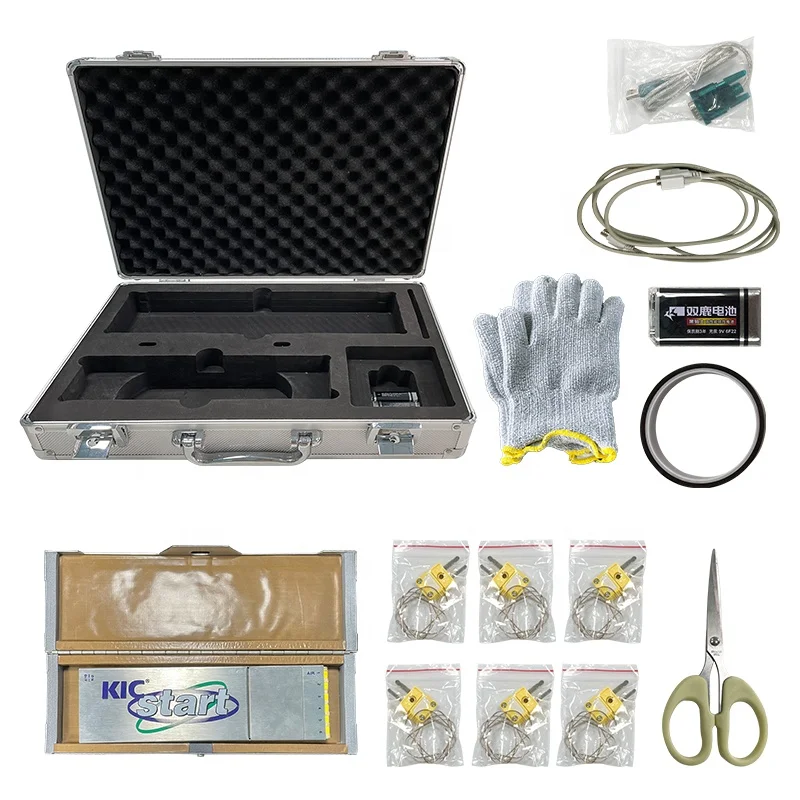 SMT PCB Temperature Curve Analyzer Explorer Thermal Profiler Slim KIC 2000 for Reflow Oven