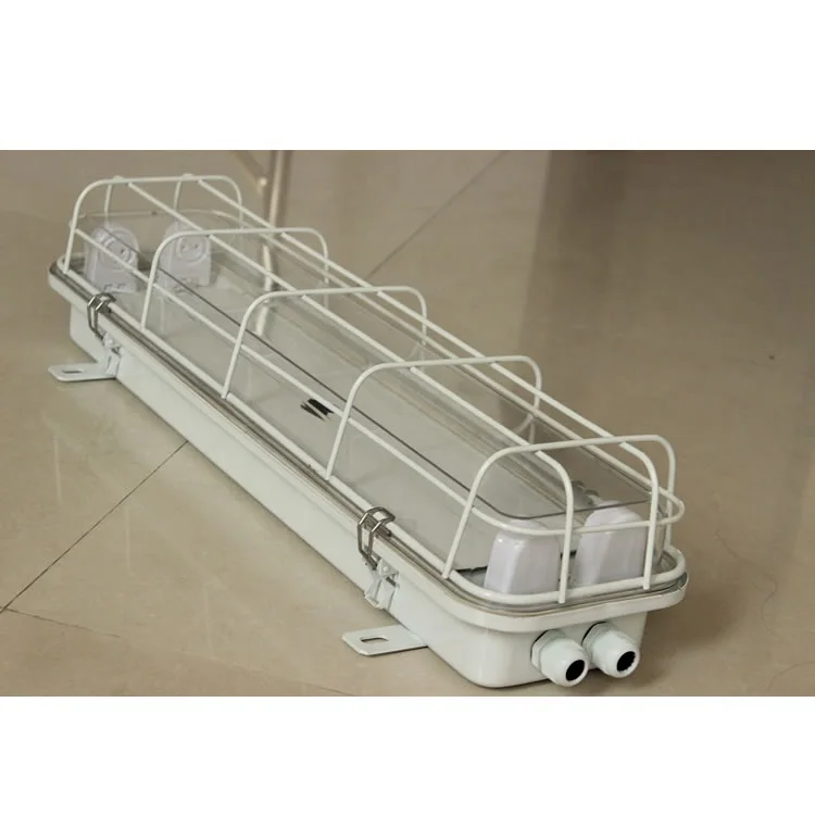 JCY22-2EF Marine Waterproof Fluorescent Pendant Light with emergency and guard