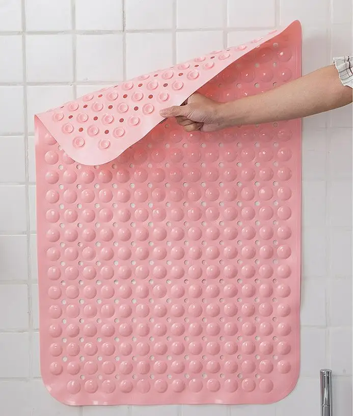 
Customized microfiber memory non-slip safety thickened absorbent folding shower mat non-slip pvc bathroom absorbent bath mat 