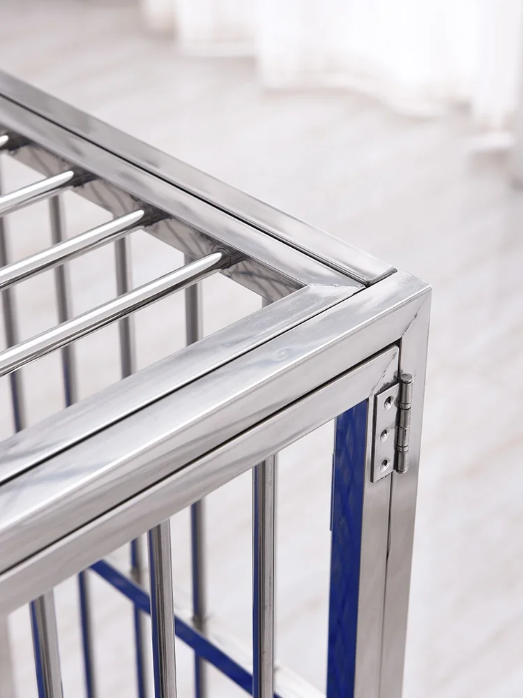 Customized Size Heavy duty metal dog cage small& large folding stainless steel dog cages