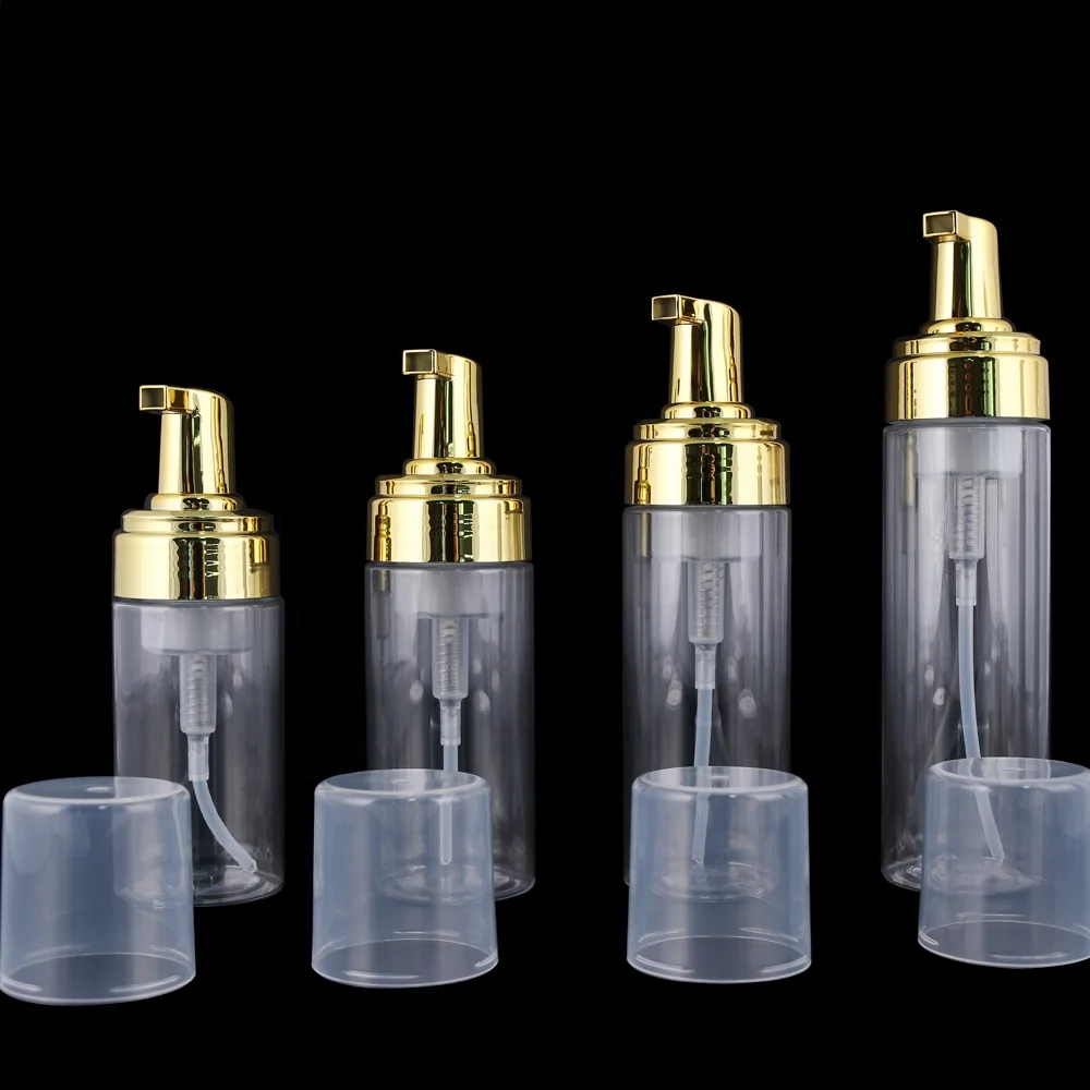 Foam pump dispenser bottle foam soap bottle with gold foam pump 100ML 120ML 150ML 200ML