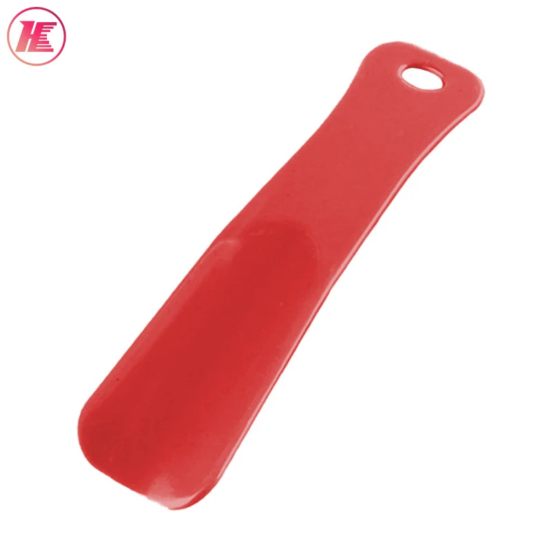 Hot Sale Cheap Short Comfortable Handle Promotional Plastic Shoe Horn And Shoe Spoon With Logo