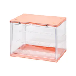 Luxury Large Capacity Storage Toy Shoe Rack Box Tempered Glass Shoe Cabinet Home Furniture