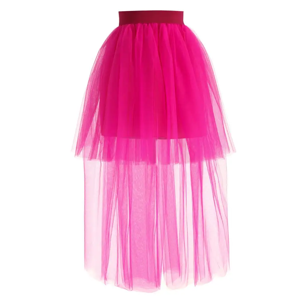 High Quality Wholesale Adult Women Girls Skirt Tulle Ballet Long Black Tutu Skirts For Women