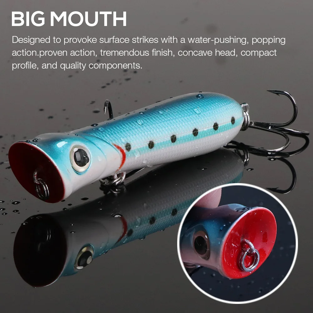 Factory blank popper lure fishing lures poppers handmade