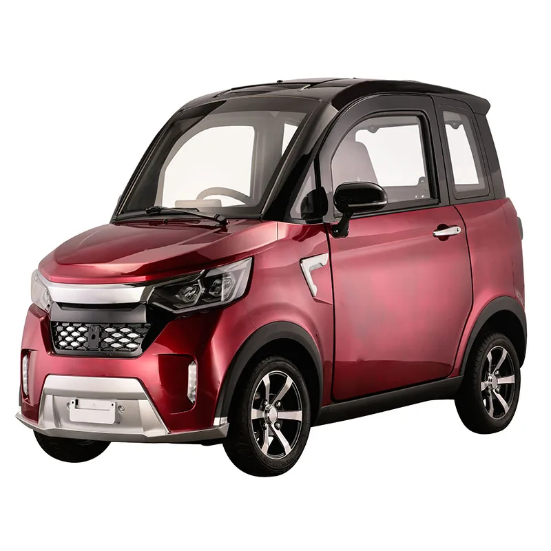 Enclosed EEC COC 2200W high power long range electric 4 Wheel car for passenger