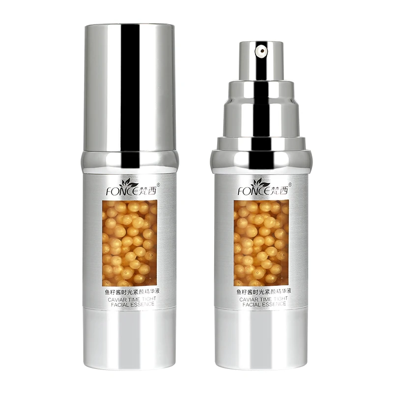 Best Facial Serum for Aging Skin 2021 Custom Caviar Firming Facial Essence Private Label Anti-Aging Essence