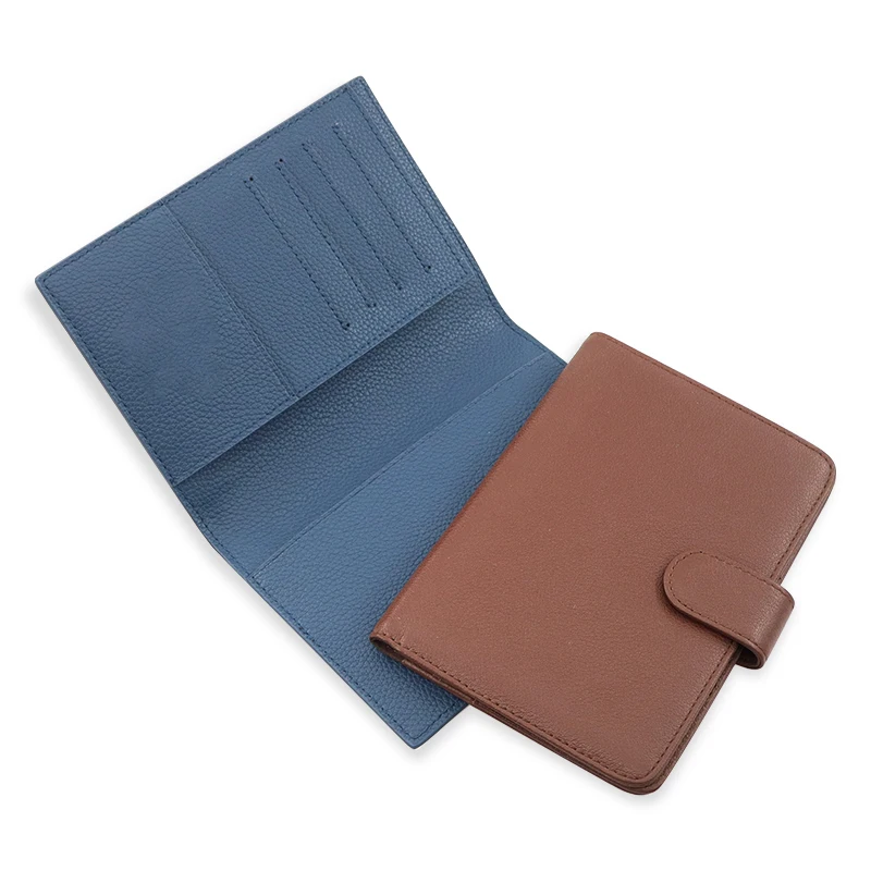 Passport Cover Customize Logo Leather Travel Passport Card Holder Slim Pu Passport Holder
