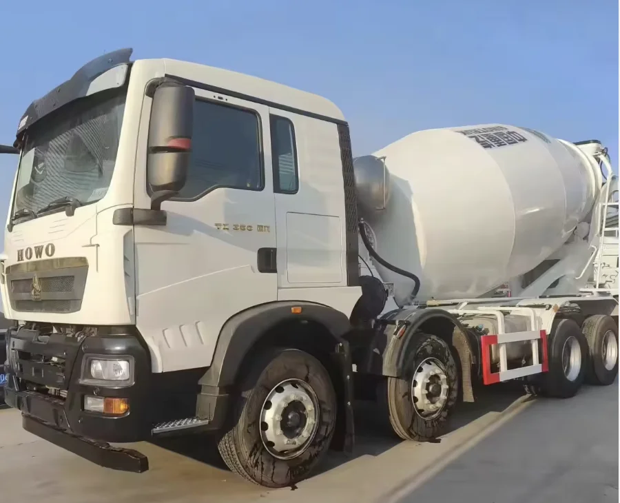 SINOTRUK HOWO 8x4 Concrete Mixer Truck Best Self-Loading Mixer Truck New or Used Cement Mixing Machine For Sale In Ethiopia