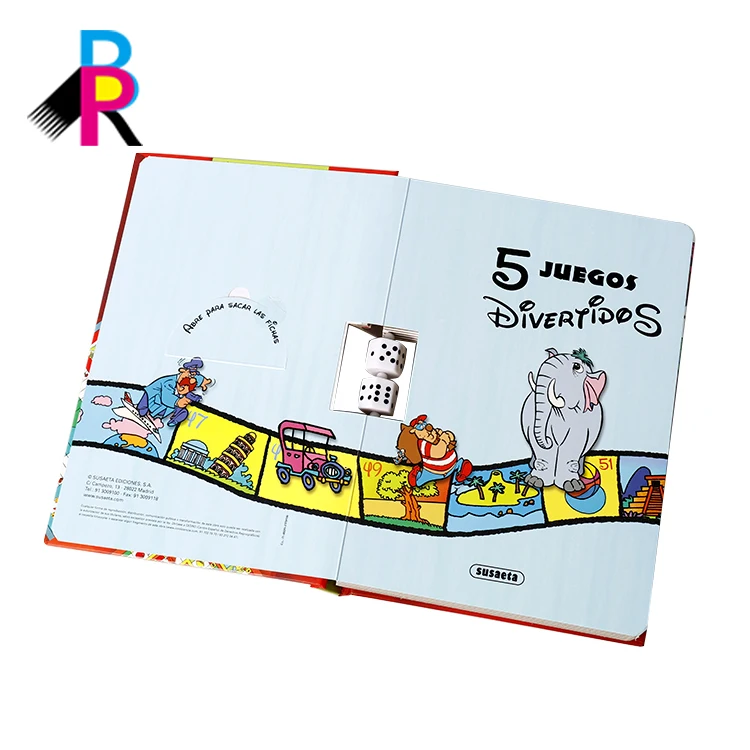  Оптовая продажа индивидуальные яркие детские Картонные Книги с принтом для обучения