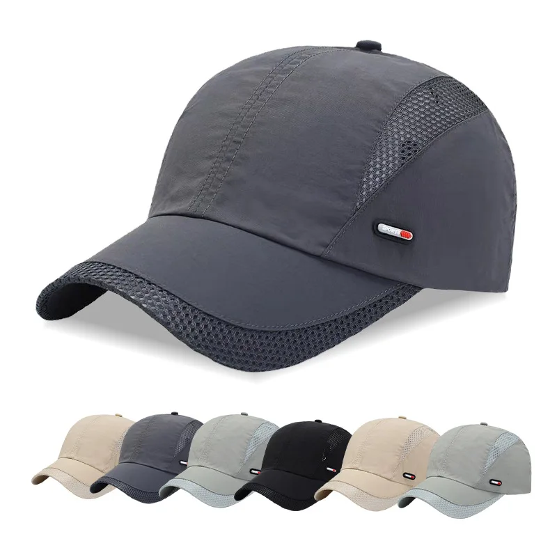 Wholesale Outdoor Sports Duck Hat For Men Originals Net Hole Breathable Women Quick Dry Visor Sun Protection Sports Hat