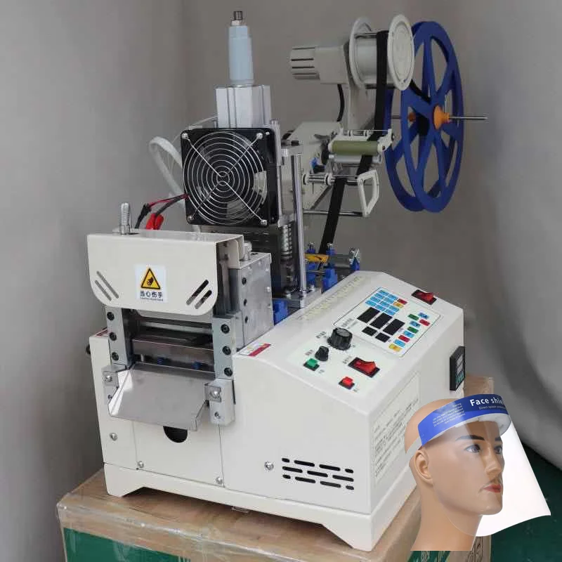 semi auto elastic banding cut and punching machines mask ear loop cutting machine