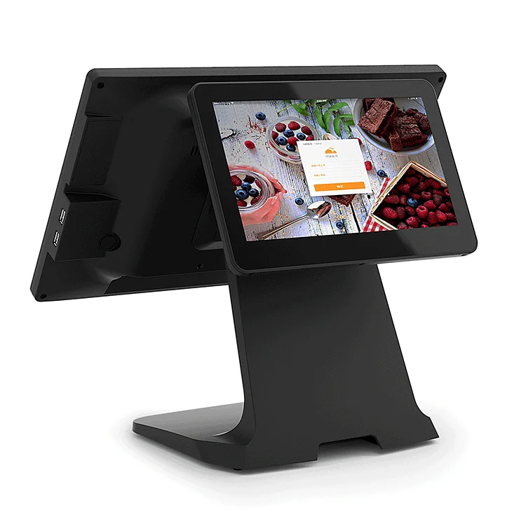 Hot Selling Dlsum Desktop Single-Dual Screen point of sale machine printer pos systems for supermarket retail pos system