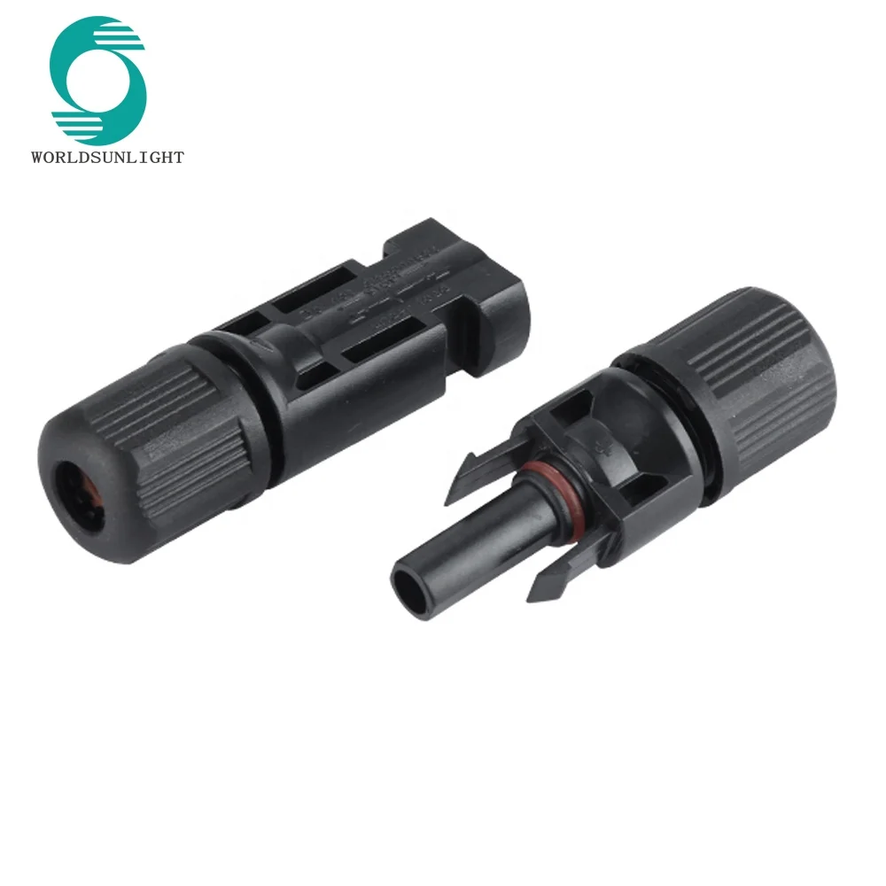 WSPVCC CE waterproof IP67 Male/Female Solar Panel cable Connectors