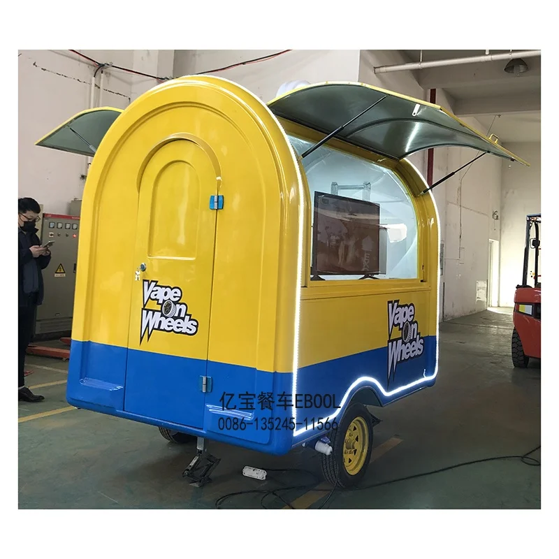 Shanghai factory can be customized of Trailer Mobile Kitchen Food Truck Food Trailer, fast food truck