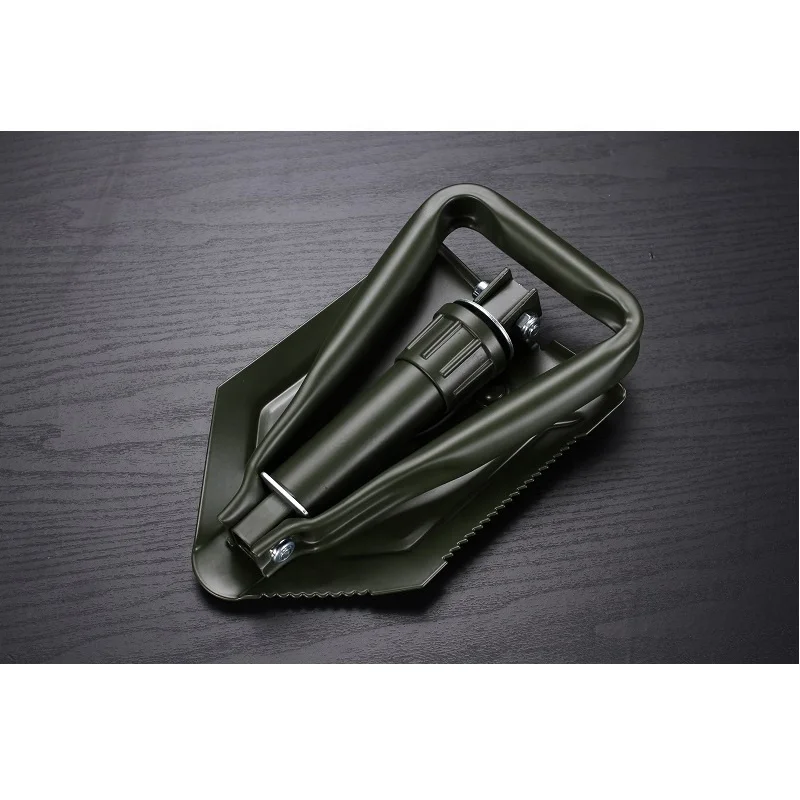 305 Folding Survival Shovel w/Pick - Heavy Duty Carbon Steel Portable Lightweight Outdoor camping shovel Entrenching Tool