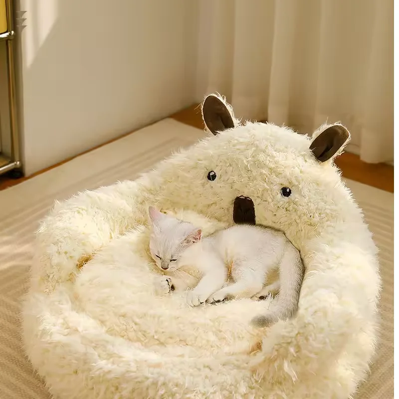 Подстилка для домашних животных в форме альпаки осенне-зимний теплый коврик кошек принадлежности питомцев