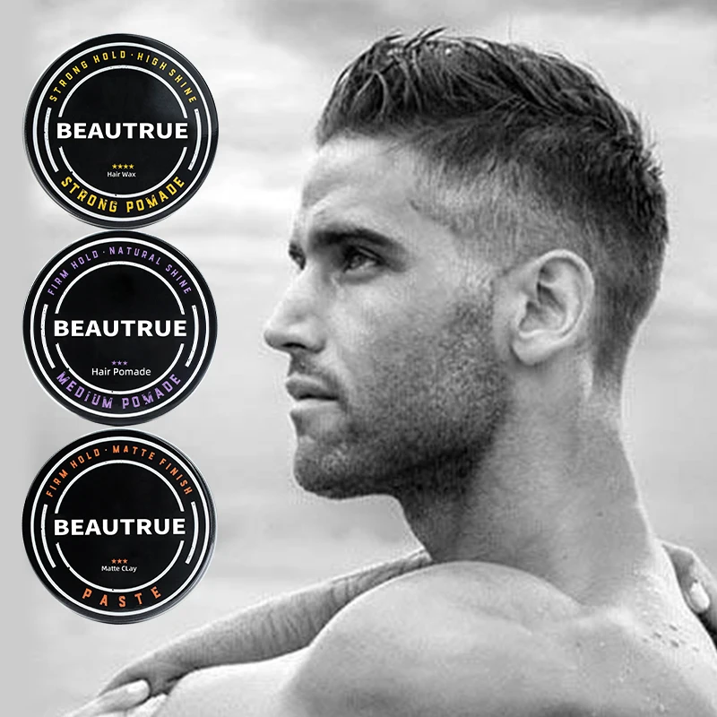 Wholesale Private Label Hair Gel Extra Strong Hold Hair Styling Products Pomades Hair Wax for men